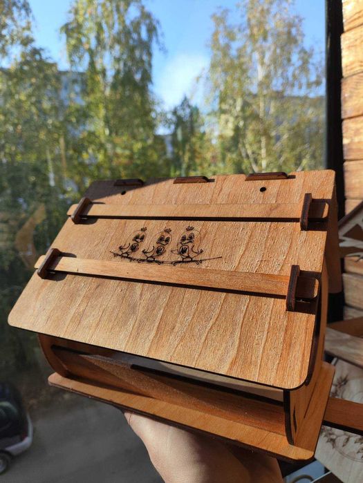 Акція! Годівничка для птахів (дерево)