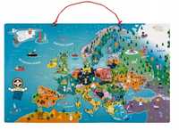 Magnetyczna mapa Europy z drewna PLAYTIVE