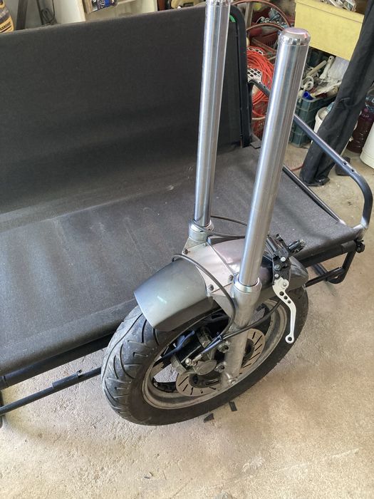 Frente, suspensão moto