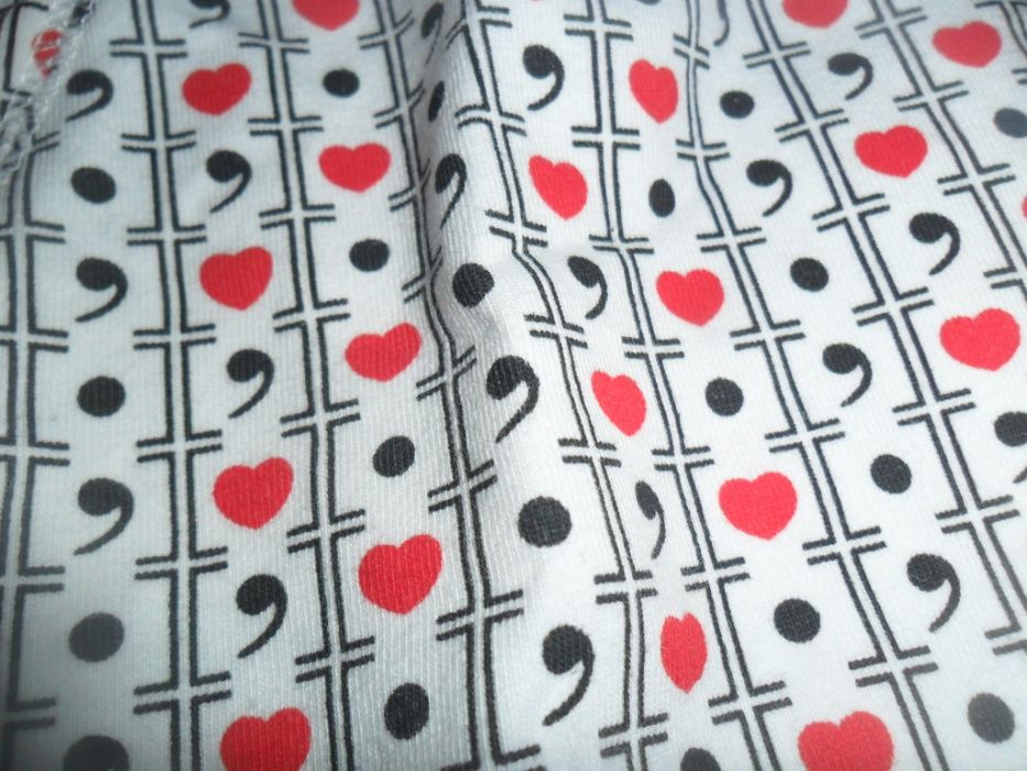 Boxers novos, tam. M, "eu amo-te"