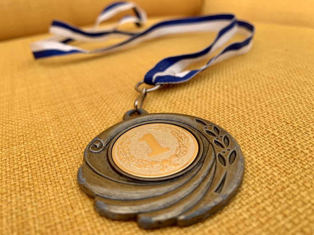 Medalha de 1.º lugar