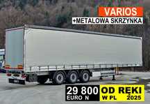 Schmitz Cargobull VARIOS + SKRZYNKA  OD RĘKI W PL ! 2025, 4x ALU łaty, metalowa skrzynka,