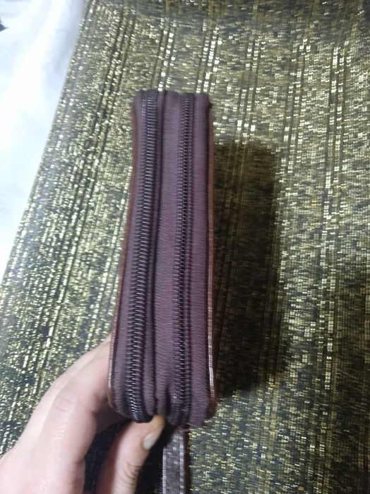 Кожаная барсетка с Блакнотом и Калькулятором.