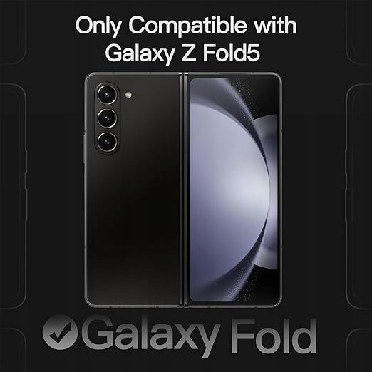 JETech Etui dla Samsung Galaxy Z Fold 5 2023 (Czarny)