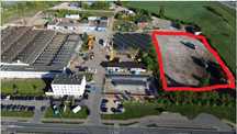 wynajem placu przemysłowego z bocznicą kolejową 9 620 m2