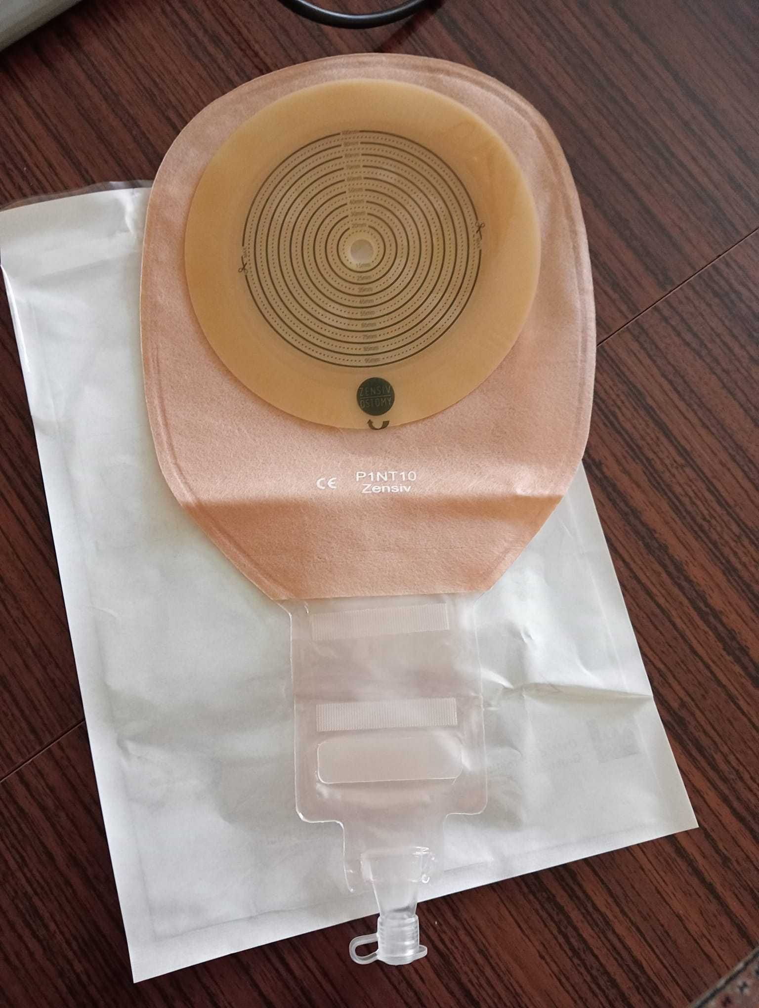 Worek do  stomii i urostomii Zensiv Ostomy P1NT10 z bardzo dużą płytką