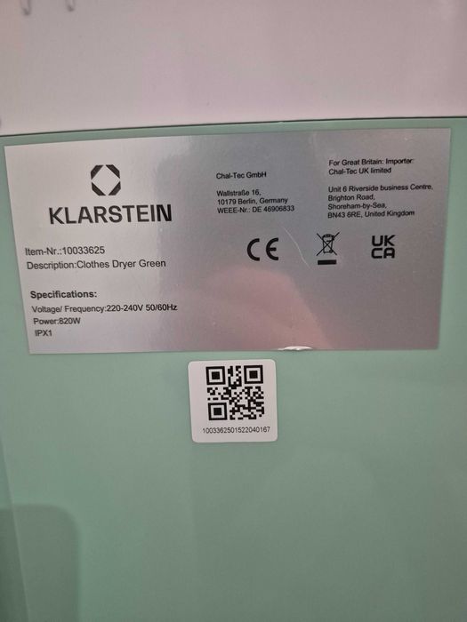 Suszarka do ubrań Klarstein