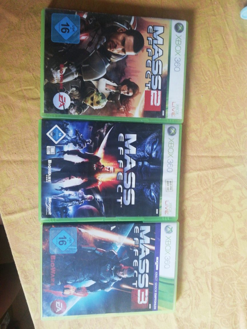 Mass gry na xbox 360 zestaw serii 3 szt. Polecam serdecznie.