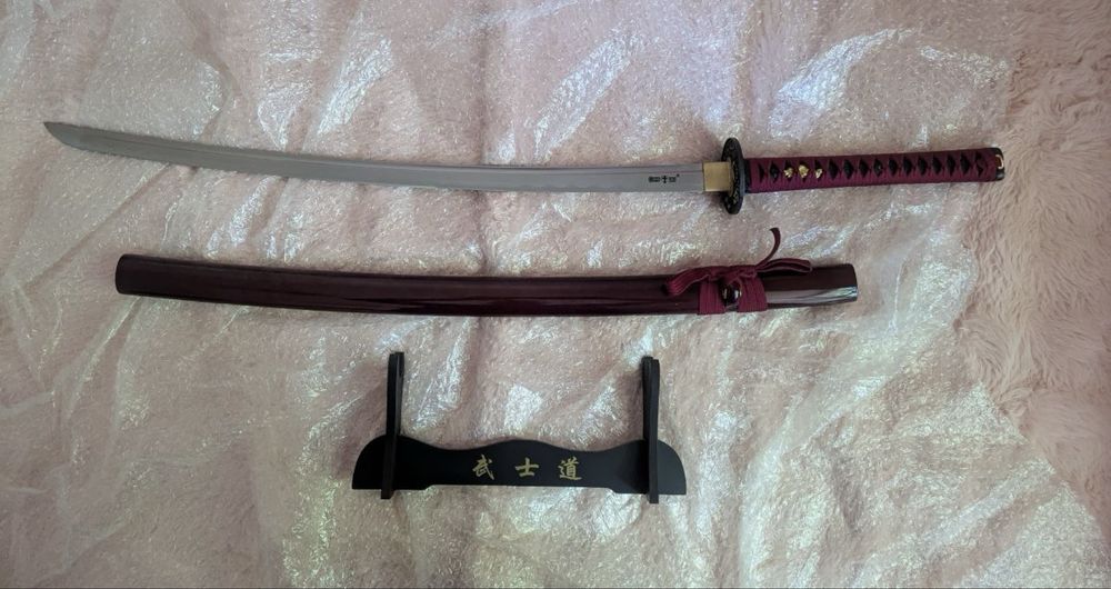 Самурайська катана (карбонова сталь)