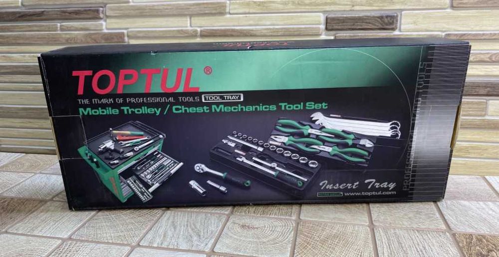 Набір ударних головок 10-32мм в ложименті Toptul