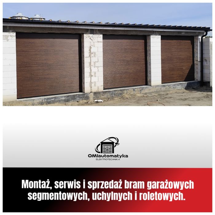 Instalacje elektryczne Automatyka bram Bramy garażowe Monitoring Alarm