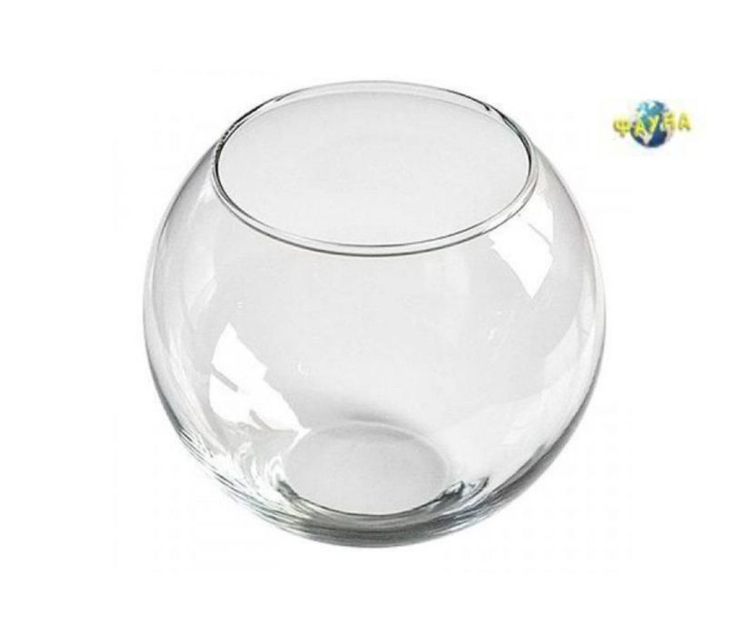 Продам стеклянный вазу можно под аквариум для маленьких рыбок