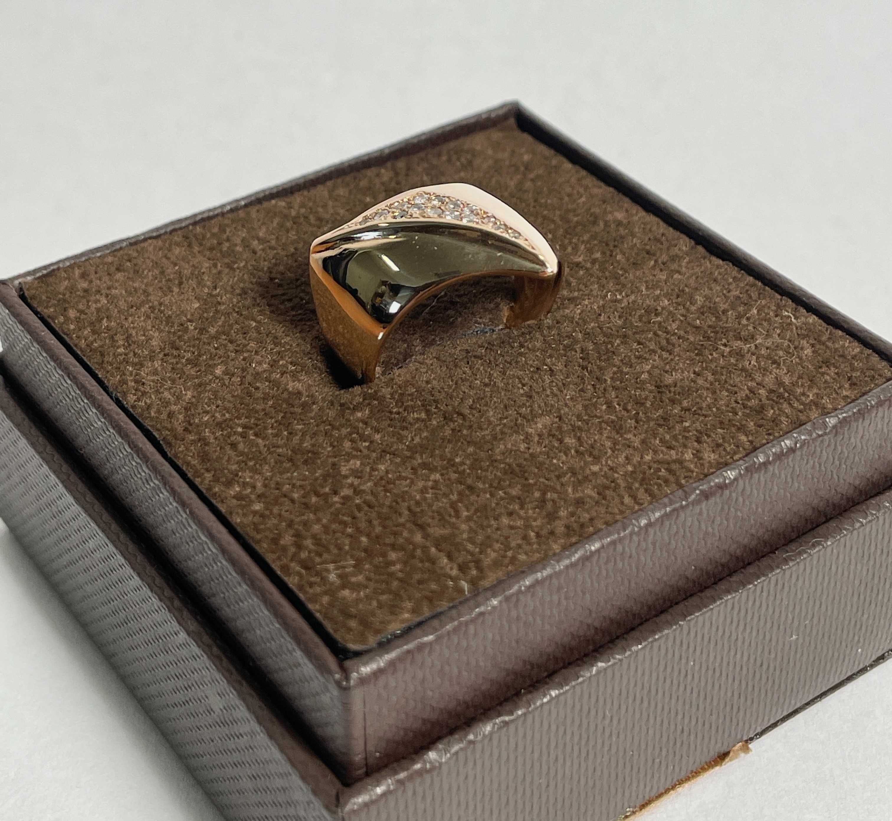 Piękny złoty pierścione pr.585, rozm 13, waga 5,6g