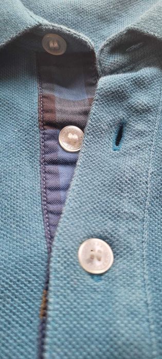 Polo Burberry (Azul Turquesa)