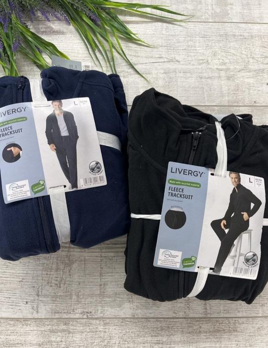Livergy флісовий костюм чоловічий розміри С М Л ХЛ