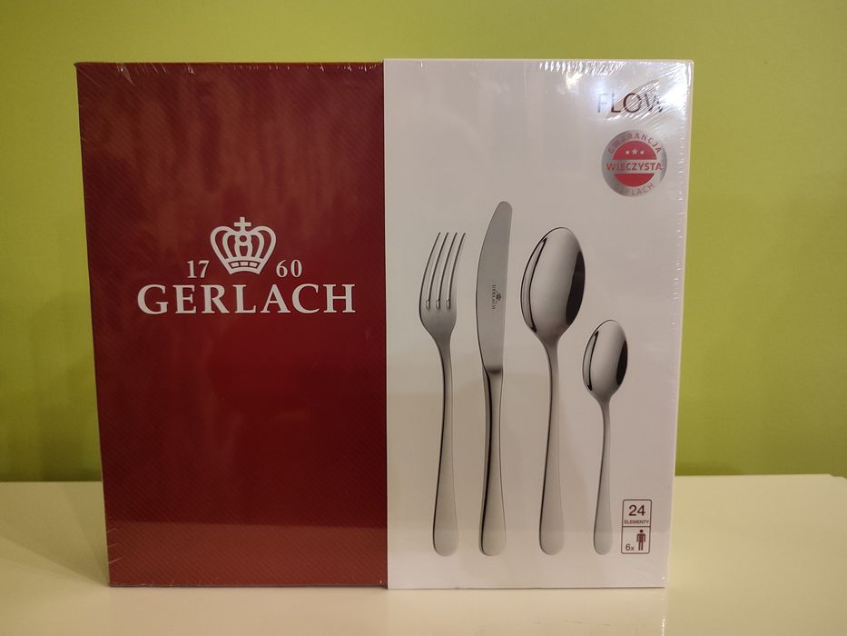 Zestaw sztućców Gerlach Flow 24 elementy (6 os.) NOWY