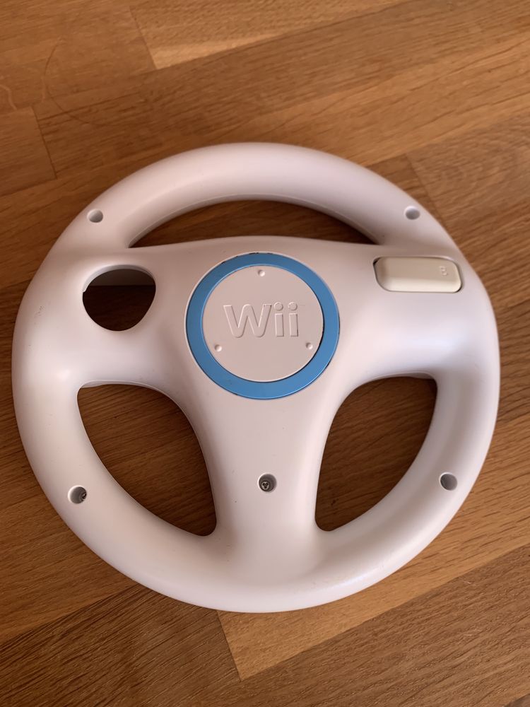 Consola Nintendo Wii+Jogo Mario Kart+Volante+Comandos (tudo originais)