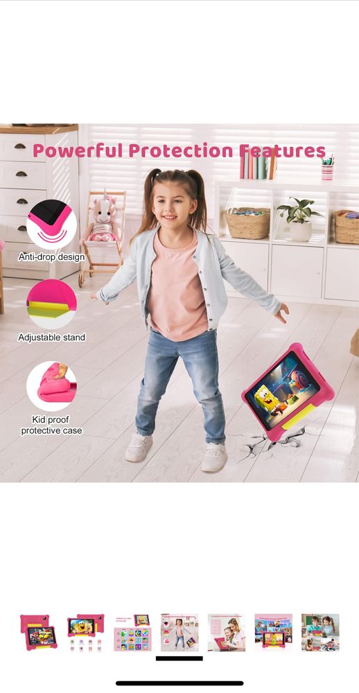 HotLight 7-calowy tablet dla dzieci systemem Android 12,