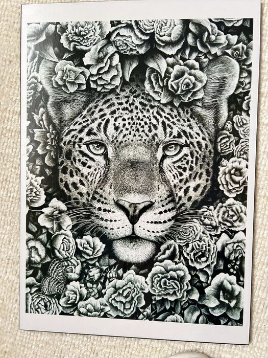 Poster tigre tamanho A4