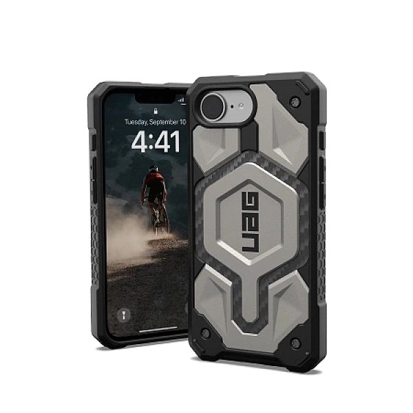 Etui UAG Monarch Pro MagSafe na iPhone 16e - tytanowe