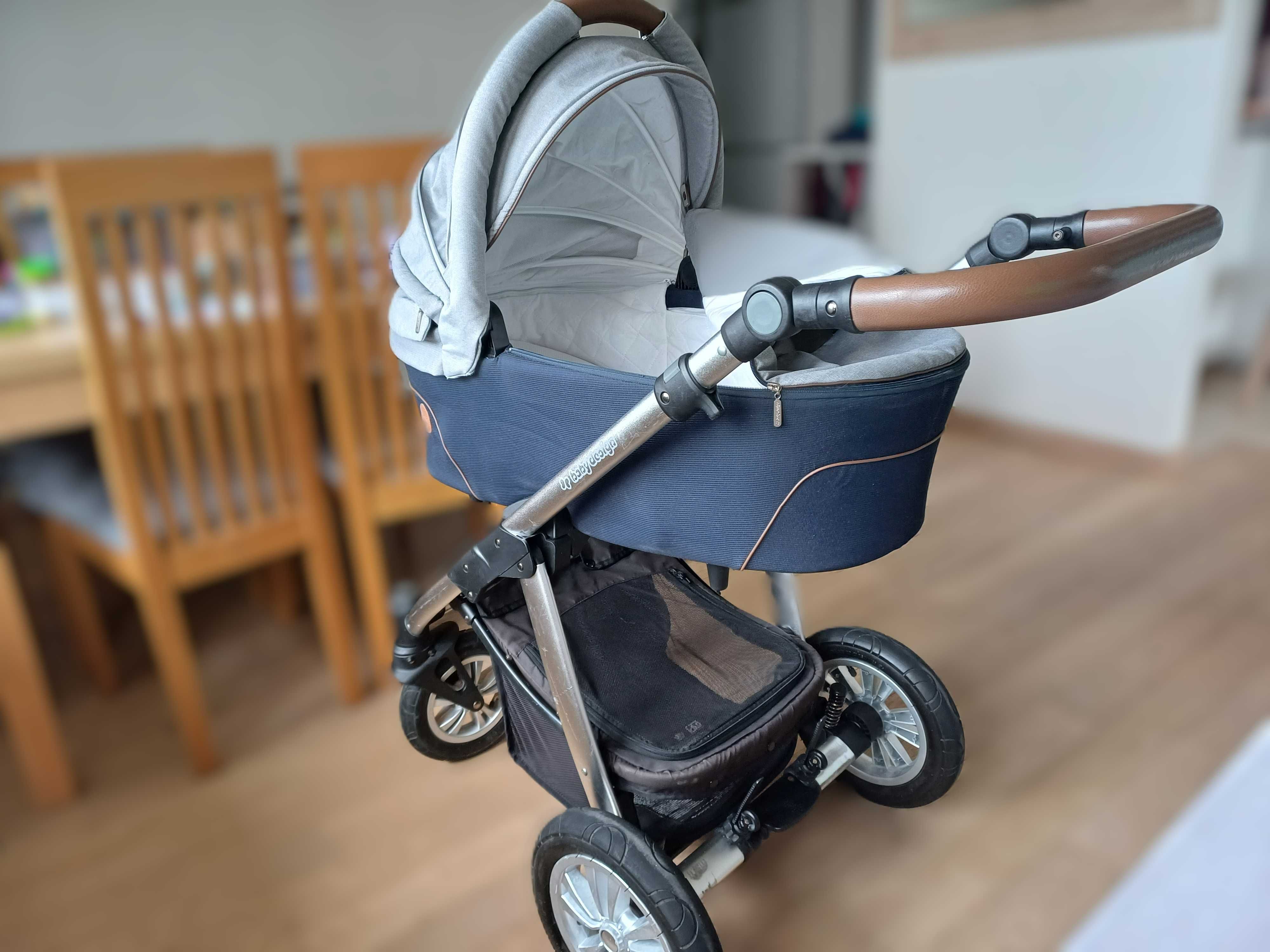 Wózek 2w1 gondola + spacerówka Baby Design Dotty, nie cybex, bebetto