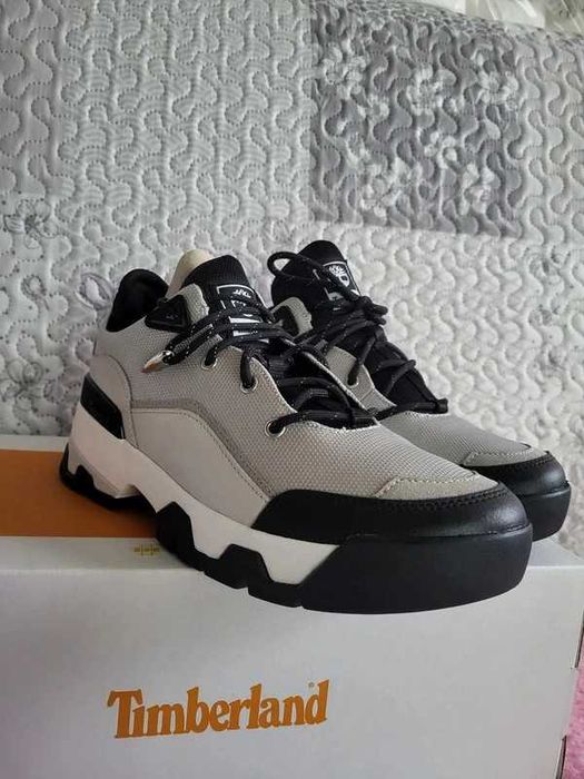 Idealne na Jesień Timberlandy Euro Swift w kolorze Light Grey