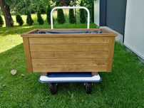 Piękne Donice Skrzynie ogrodowe tarasowe drewniane 83x43x41