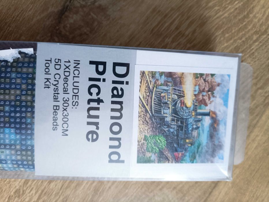 Mozaika diamentowa 5D - parowóz