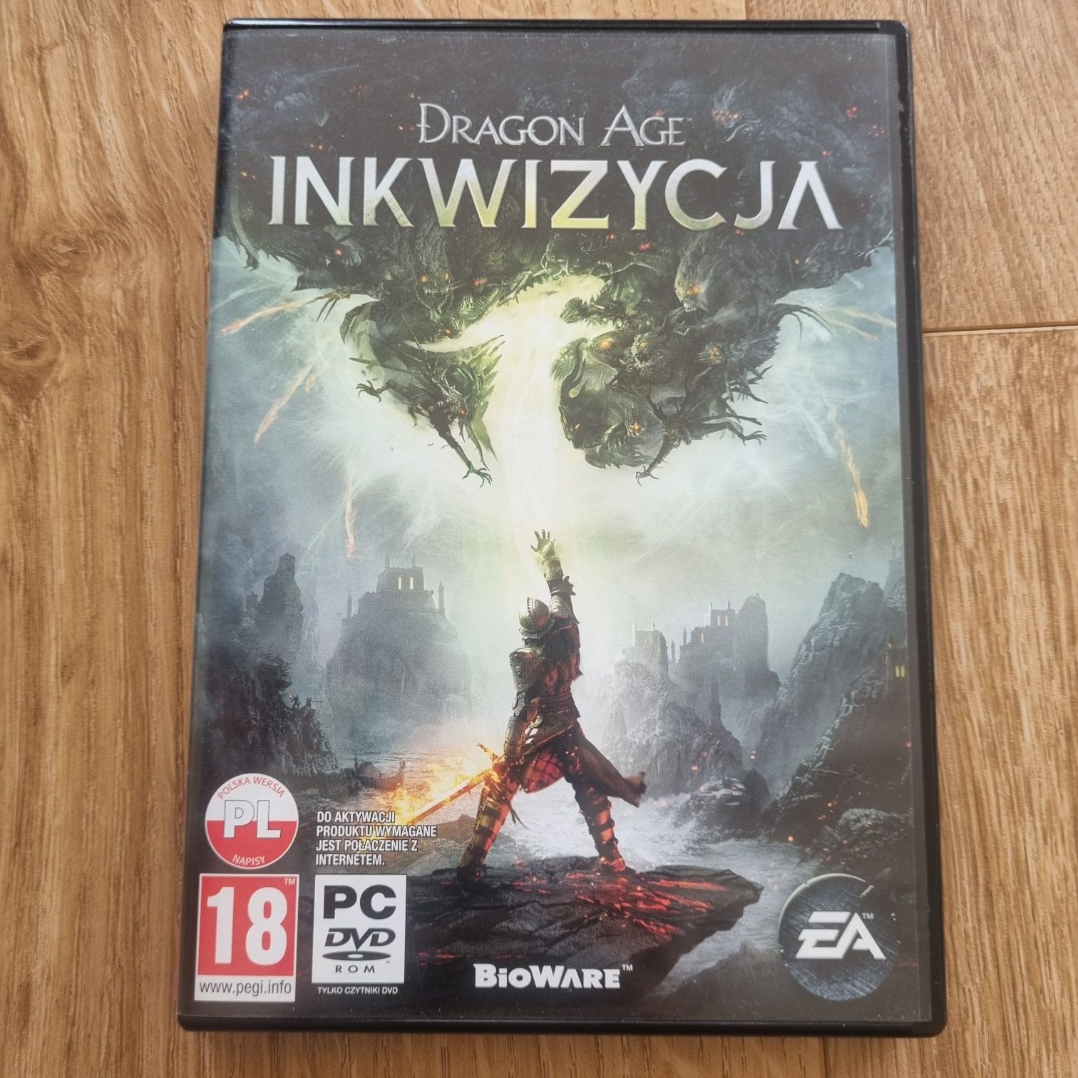 Dragon age inkwizycja pudełko z grą