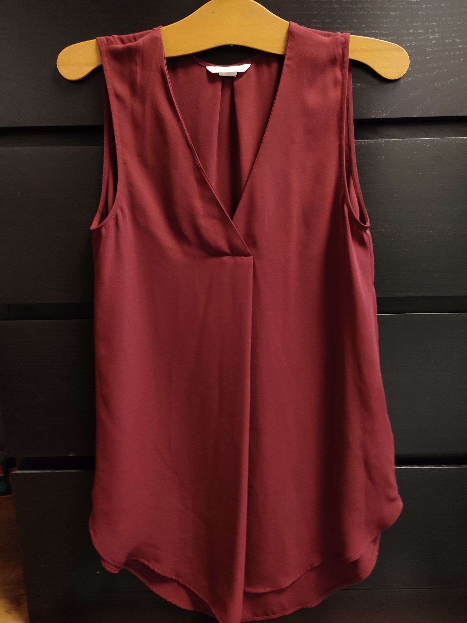 Koszula bordo H&M, r.40