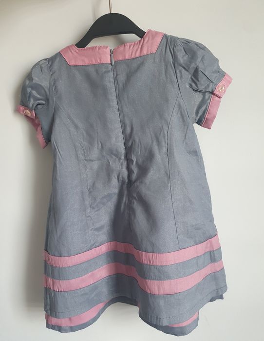 Sukienka Coccodrillo krotki rękaw elegancka r. 74/80