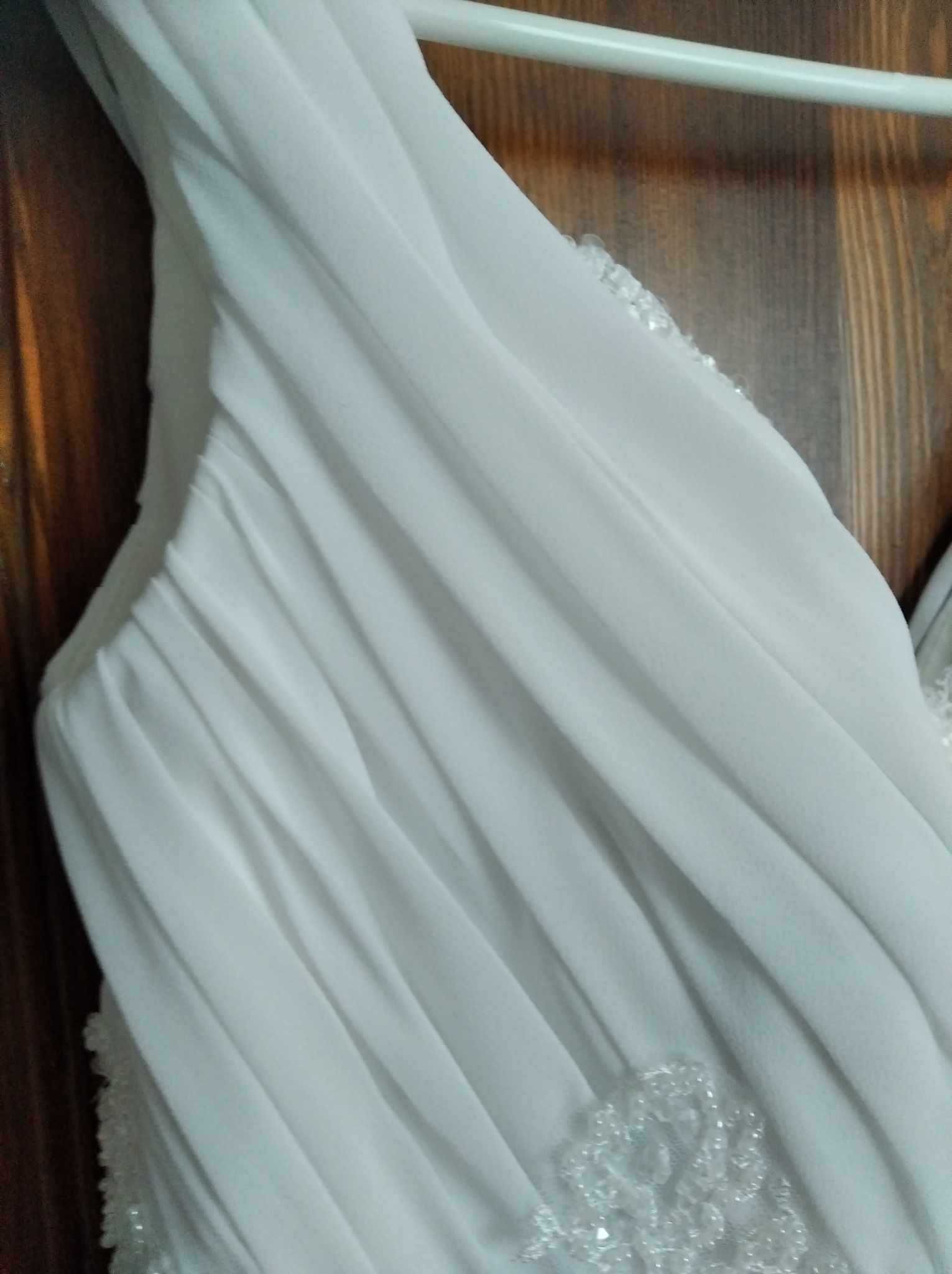 suknia ślubna biała długa 38