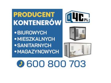 Kontener Biurowy Premium - Nowy - Q4C.PL