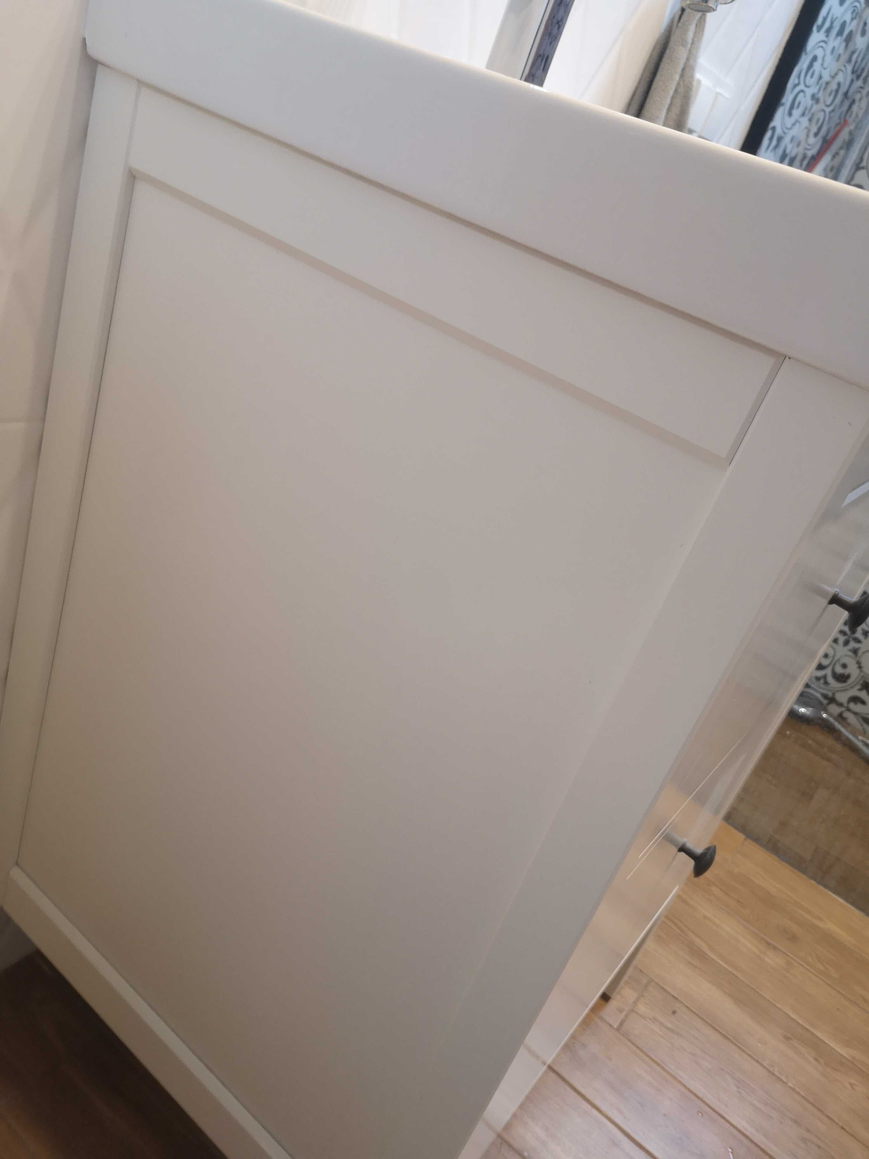 Szafka łazienkowa hemnes Ikea plus umywalka