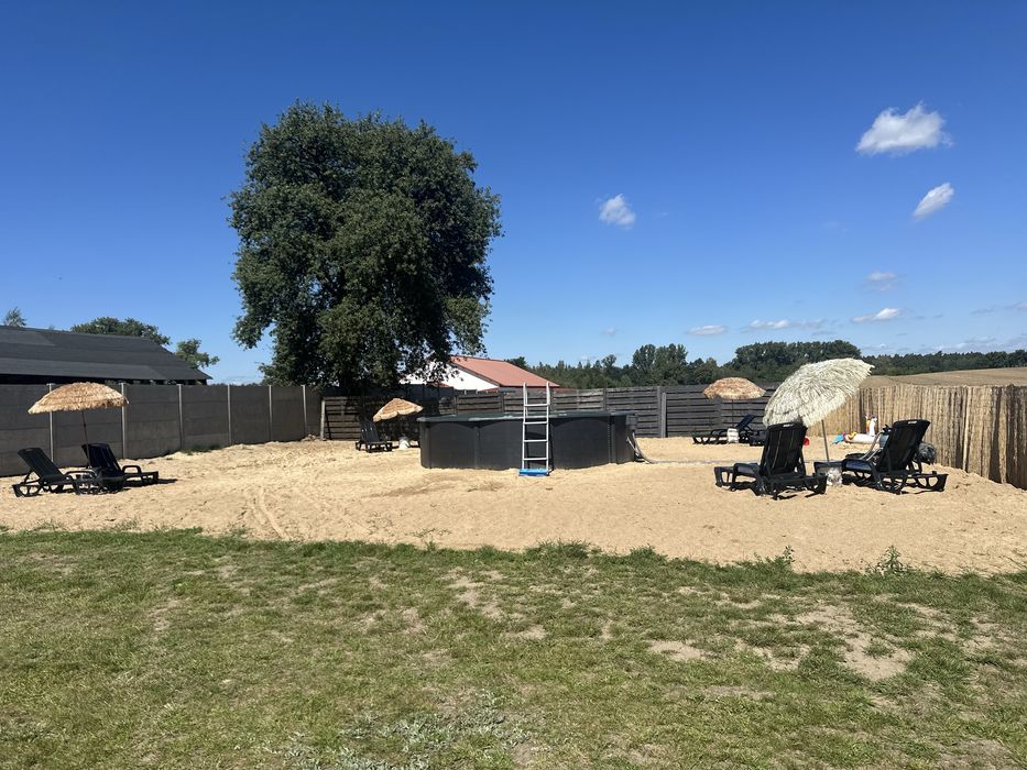 Sylwester domek 6 osobowy z kominkiem nad jeziorem Świętne, basen