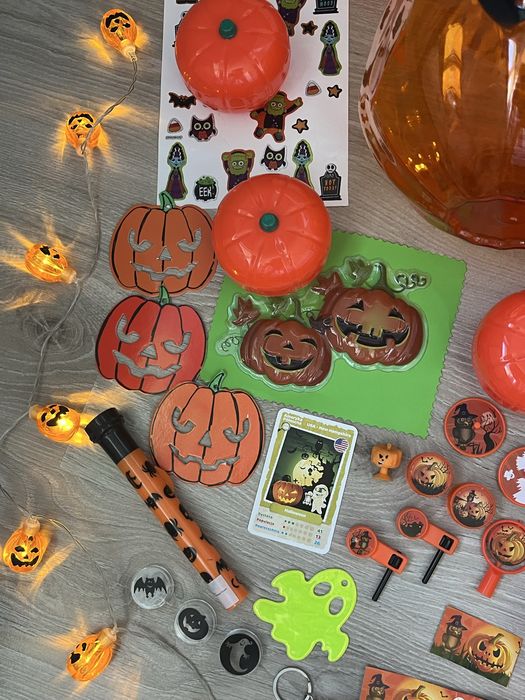 Zestaw Halloween stan bardzo dobry dynie ozdoby led i wiele innych