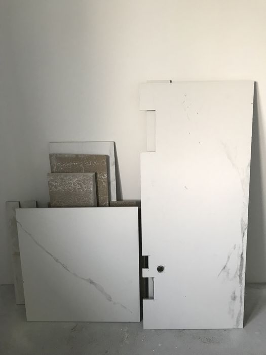 Płytki pozostałości model pune blanco mat wzór marmurek 60x120