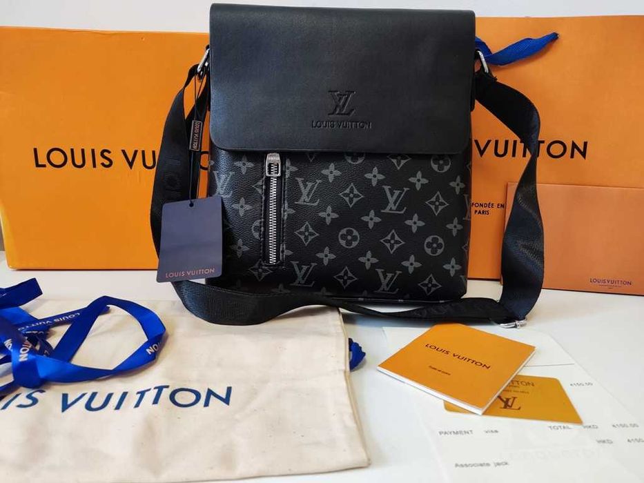 LOUIS VUITTON męska torba Listonoszka, skóra, Francja  33-87