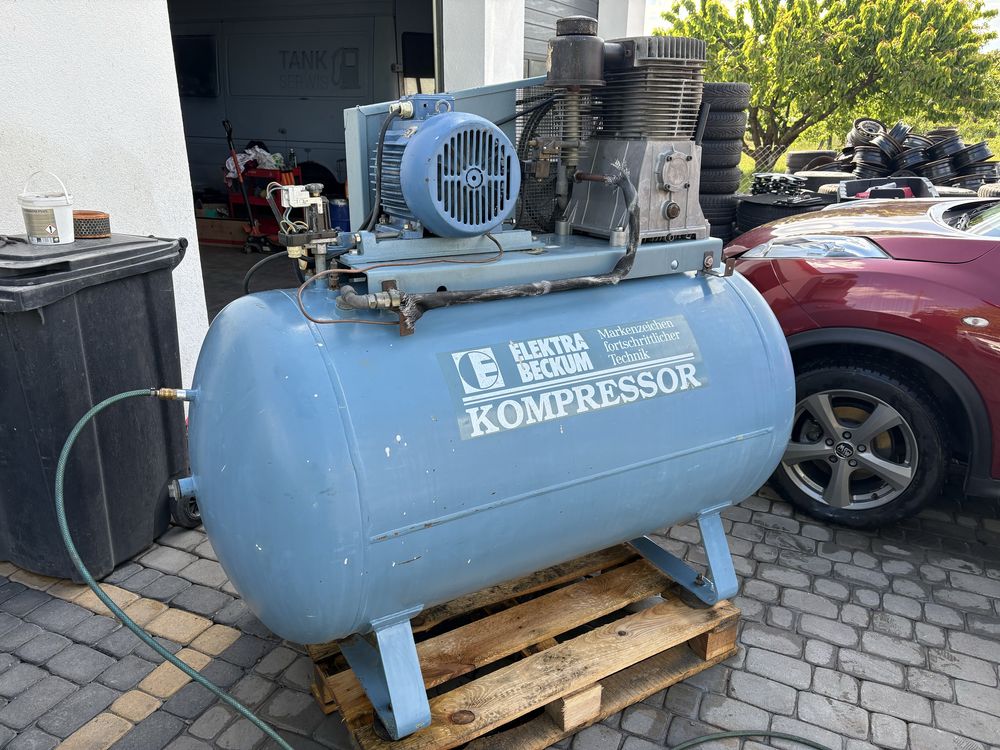 Kompresor tłokowy Spreżarka powietrza 750L Elektra Beckum Kompressor
