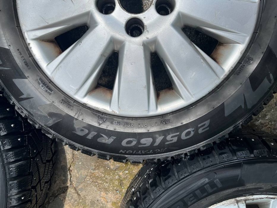 Диски r16 5*110 Opel Zafira Vectra Astra резина шипована зима 6 мм