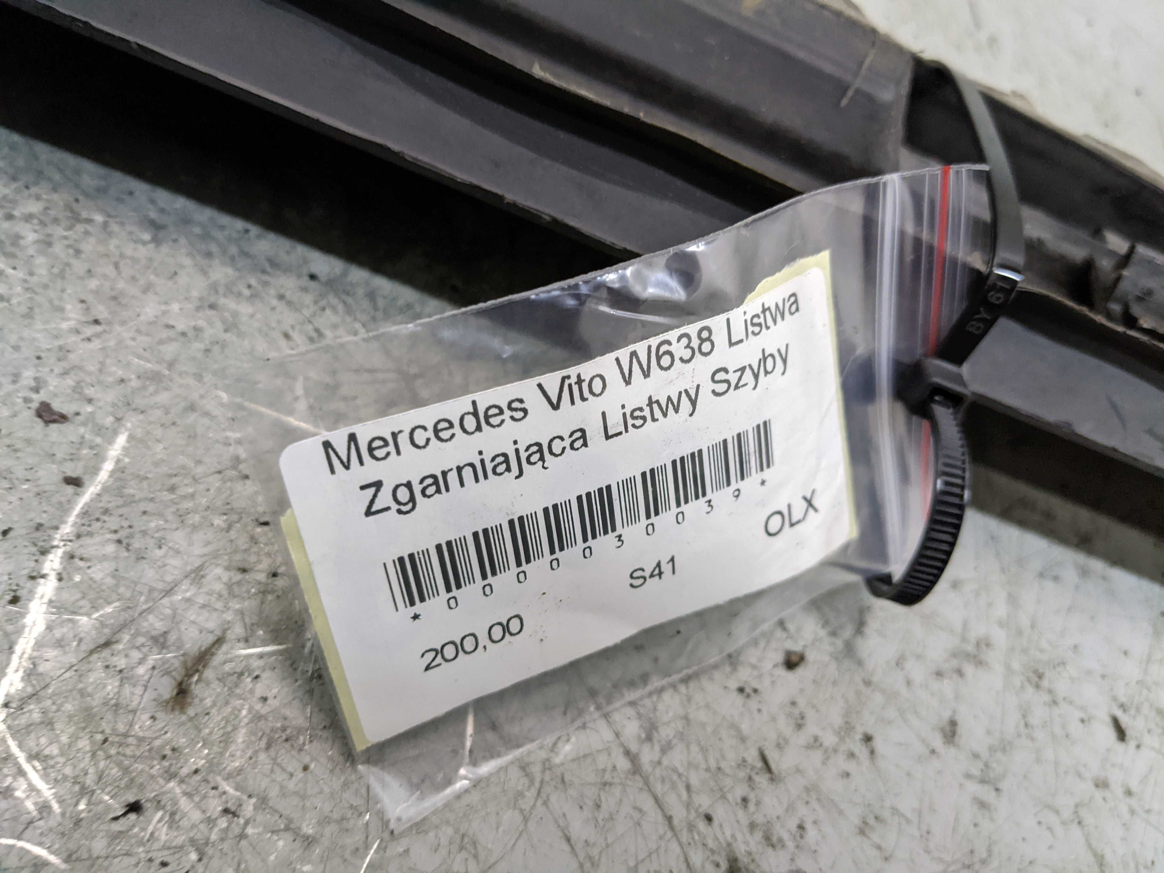Mercedes Vito W638 Listwa Zgarniająca Listwy Szyby Czołowej Lewa Prawa