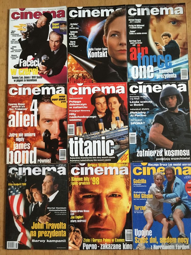 Cinema magazyn, czasopismo archiwalne