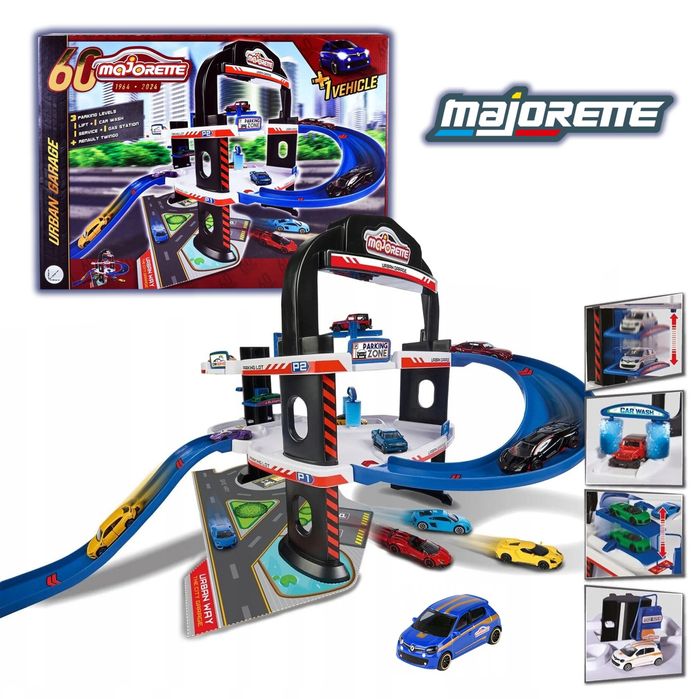 Parking Garaż z Windą Zabawka Tor Samochodowy MAJORETTE Jak Hot Wheels