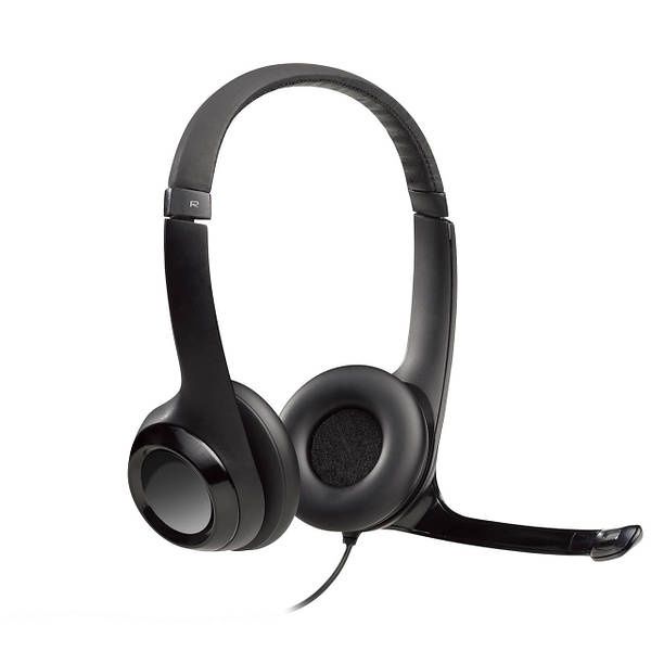 Навушники з мікрофоном Logitech H390 USB Black