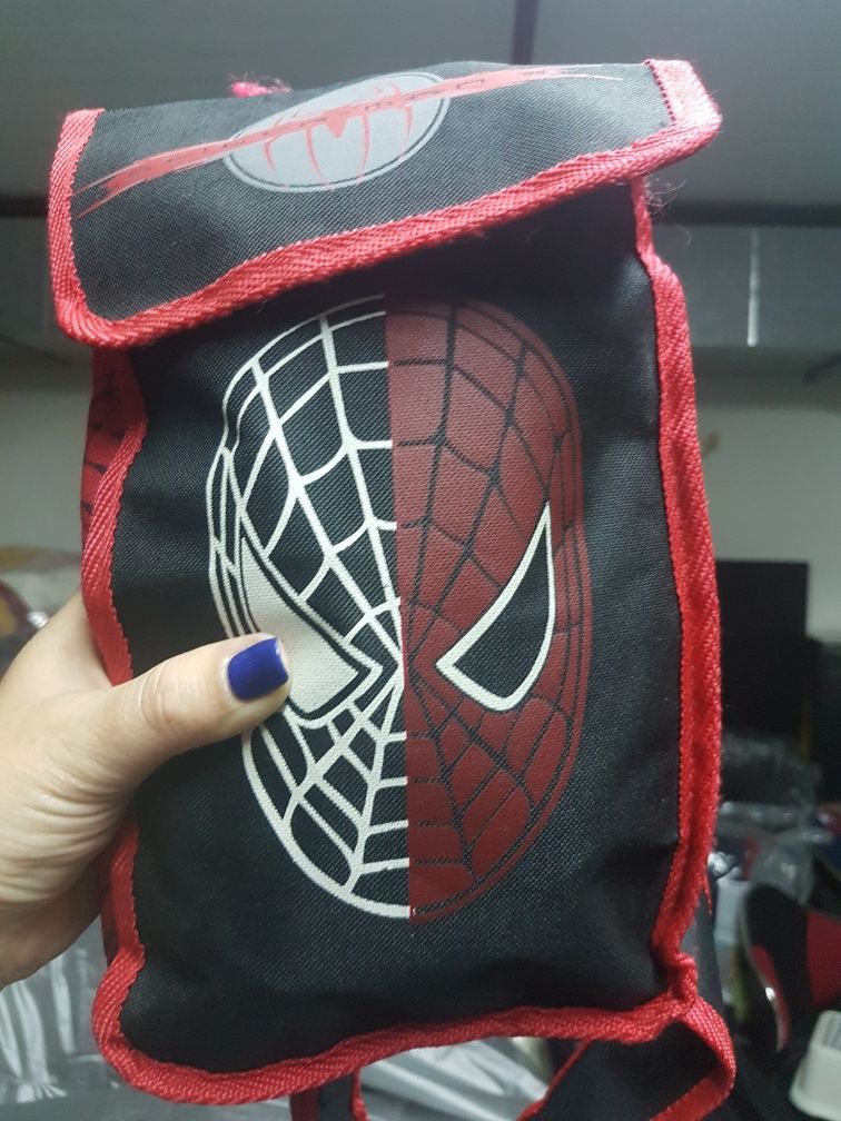 Mochila criança spider man