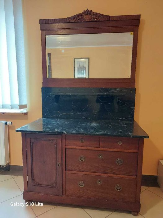 Meble dębowe antyk.