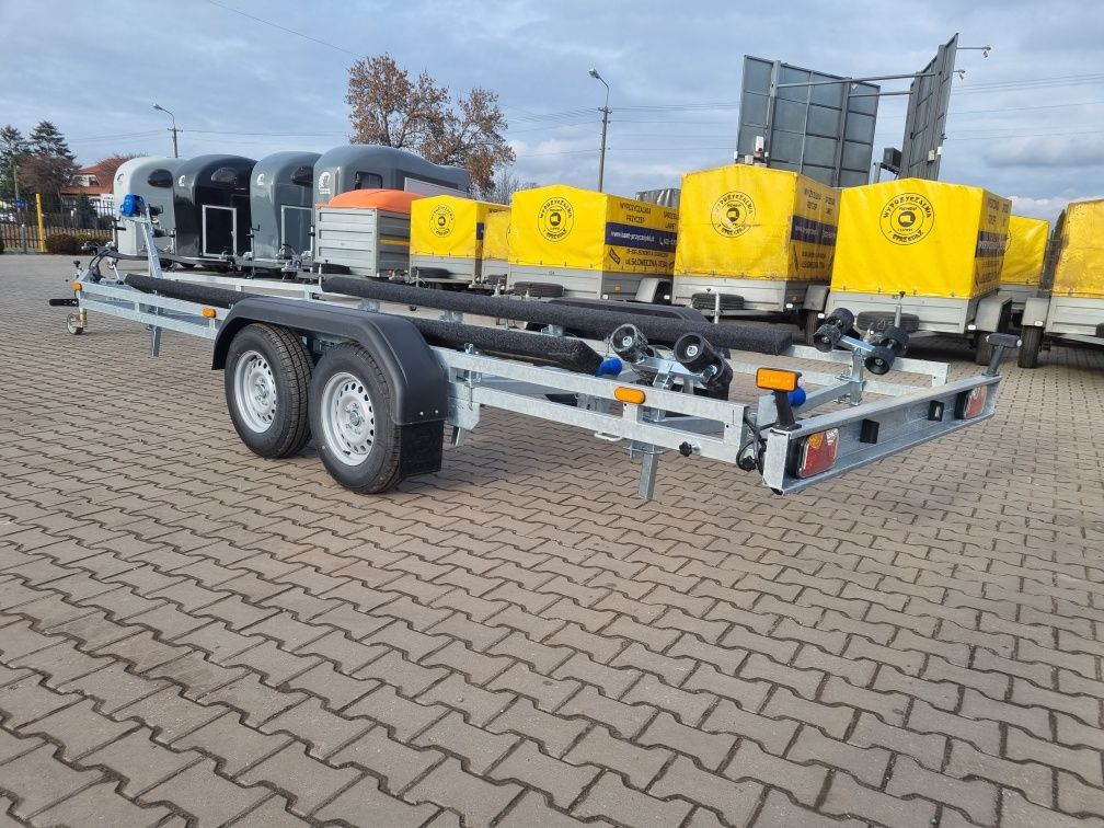 Przyczepa podłodziowa dwuosiowa  Dmc do 2700 dł 880 cm PRODUCENT