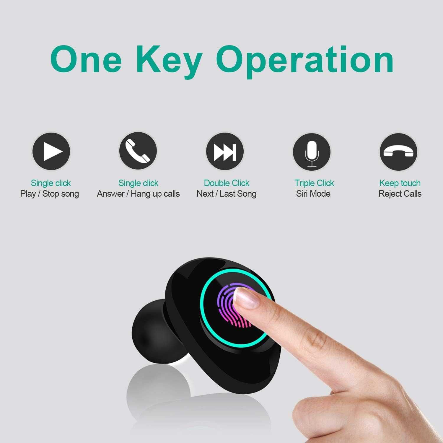 наушники бездротові  LeaderPro Bluetooth Earphone Wireless