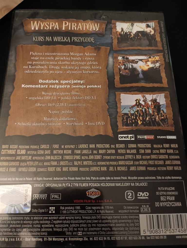 Wyspa Piratów Film DVD
