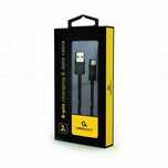 Kabel lightning 8-pin, ładowanie i transmisja danych, 2m, czarny